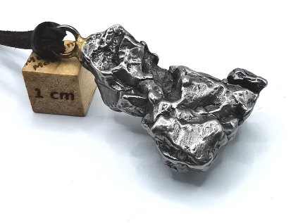 Přívěsek meteorit + kožená šňůrka