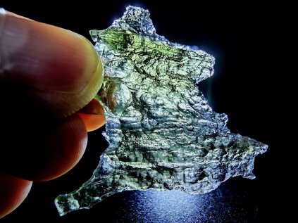 AUKCE #188 / Vltavín / Moldavite 4,3 gr. / Chlum