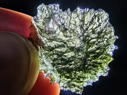 Vltavín / Moldavite 3,8 gr. / Nesměň
