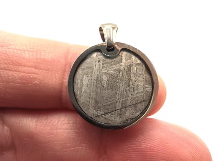 Přívěsek meteorit Muonionalusta / Ø17mm