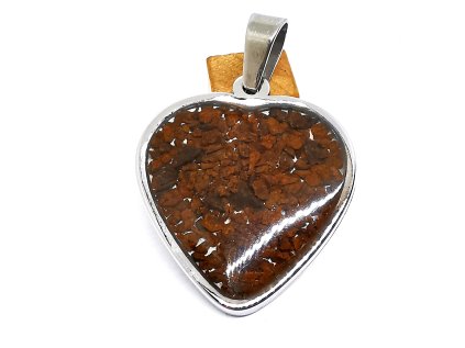 Přívěsek meteorit Srdce A / velký