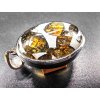 Přívěsek meteorit Pallasit / 20x15mm