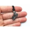 Přívěsek meteorit + kožená šňůrka