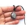 Přívěsek meteorit + kožená šňůrka