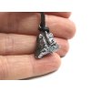 Přívěsek meteorit + kožená šňůrka