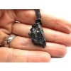 Přívěsek meteorit + kožená šňůrka