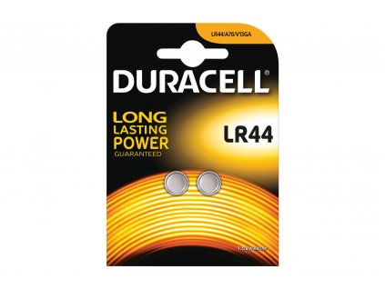 Duracell baterie LR44 (A76/V13GA) 1.5V alkalická, 2 kusy