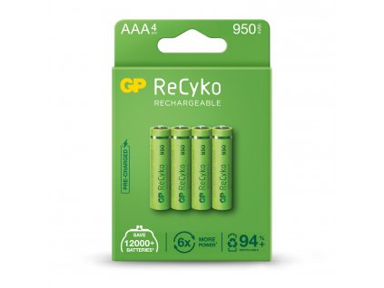 GP dobíjecí baterie AAA, 1.2V, 4ks