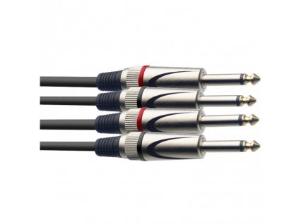 Stagg STC060P, kabel 2x Jack/2x Jack, mono, 60 cm