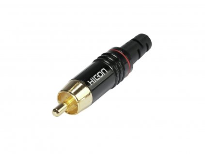 Hicon RCA plug HI-CM06-RED