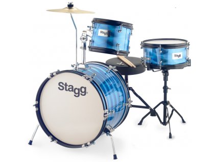 Stagg TIM JR 3/16B BL, dětská bicí sada, modrá