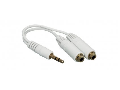 AV:link redukce 1x Jack 3.5mm stereo samec - 2x Jack 3.5 mm stereo samice