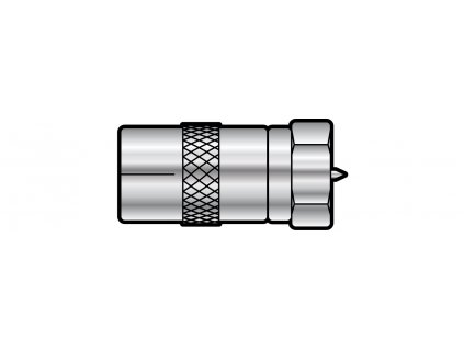 AV:link adaptér koaxiální konektor samice - F-konektor samec