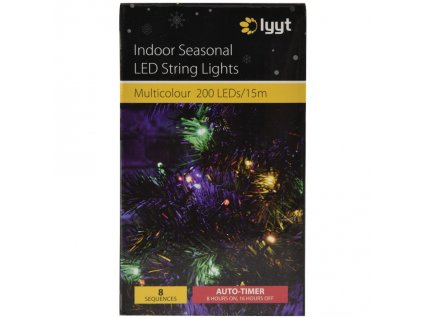 Lyyt 200TS-MC 200 LED String Lights with Timer Control MC