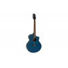 Dimavery STW-50, elektroakustická kytara typu Mini Jumbo, modrá