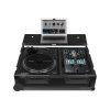 UDG Gear Ultimate Flight Case Single Turntable Battle /PLX-CRSS12 and 10"/12" Mixer Black Plus (L,TandW)