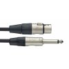 Stagg NMC6XPR, mikrofonní kabel XLR samice – Jack 6,3 mm mono samec, 6m