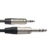 Stagg NAC1MPSPSR, kabel stereo JACK/MINI JACK, 1m