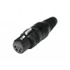 Hicon XLR plug 4pin HI-X4CF-G