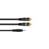 Omnitronic kabel mini stereo Jack/2x RCA, 0,5m