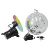 Eurolite sada zrcadlové koule 30 cm s bodovým světlem a příslušenstvím