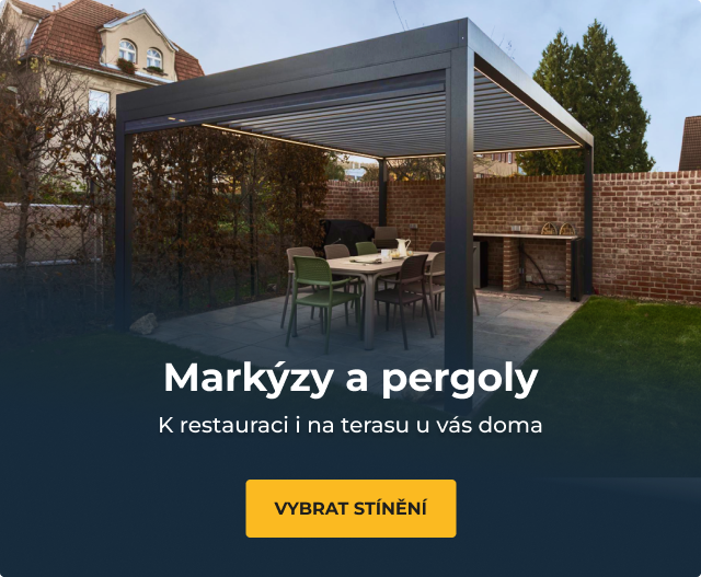 Stínění pro podniky i domácnosti - pergoly, markýzy