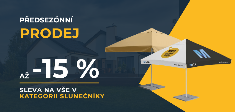 Předsezónní prodej - slunečníky
