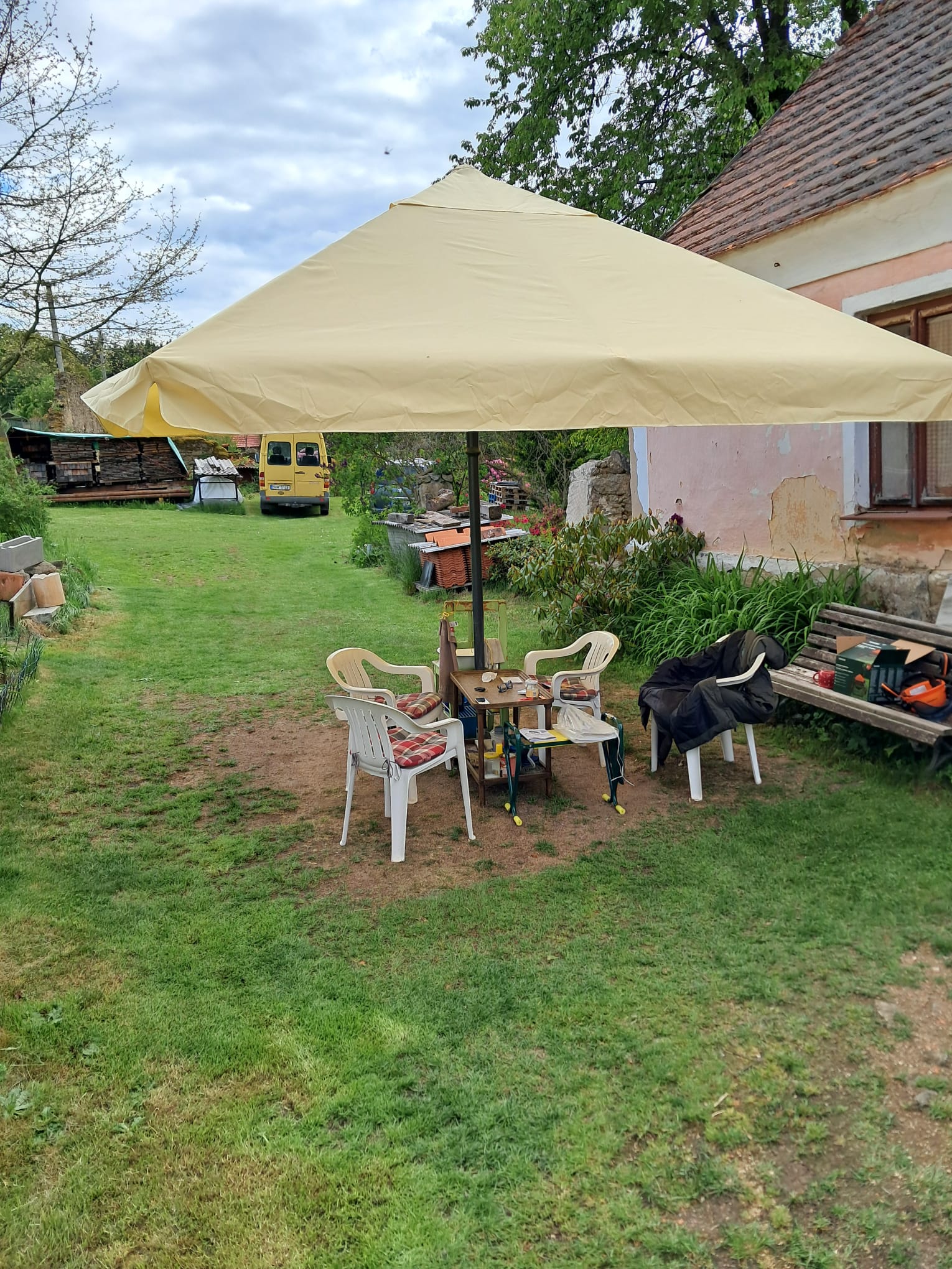 Slunečník u našeho zákazníka