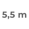 5,5 m