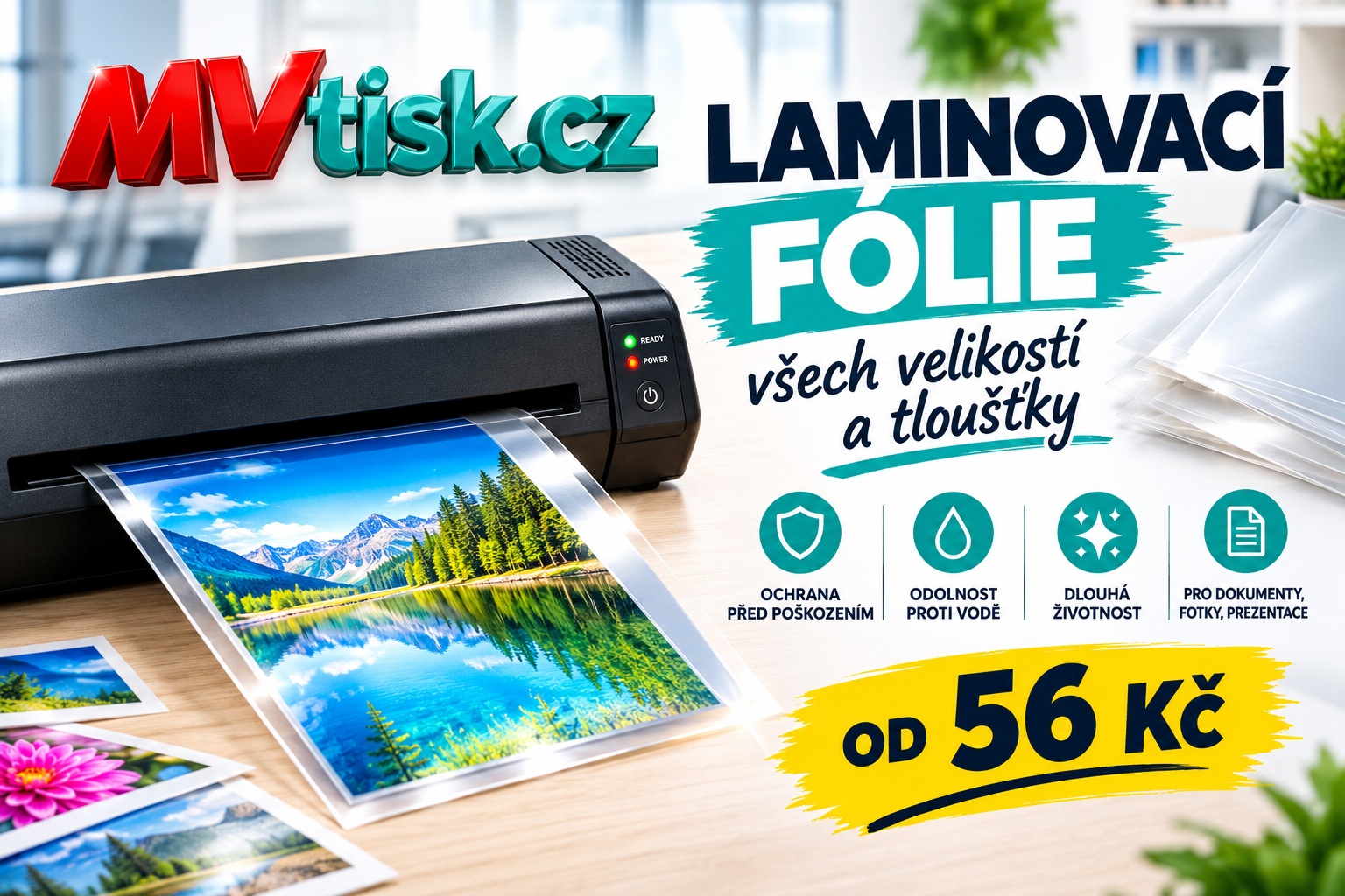 Baner laminovací fólie