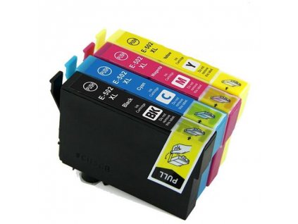 kit 4 cartucce compatibili epson t502xl bk c m y