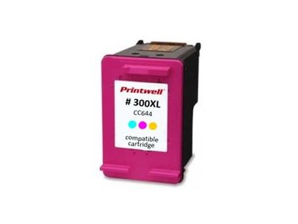 cc644ee no 300xl kompatibilni inkoustova kazeta barva naplne azurova purpurova zluta 600 stran i83813