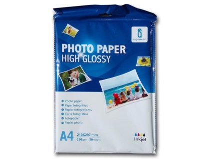 Fotopapír lesklý A4 - 230g (20listů)