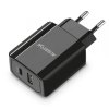 Aligator POWER DELIVERY 20W, USB + USB-C, černá