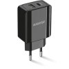 Aligator POWER DELIVERY 20W, USB + USB-C, černá