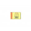 CONCORDE Samolepicí bloček žlutý, 50x75mm, 100 listů A1001
