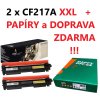 2xhp cf217xl + papír 2