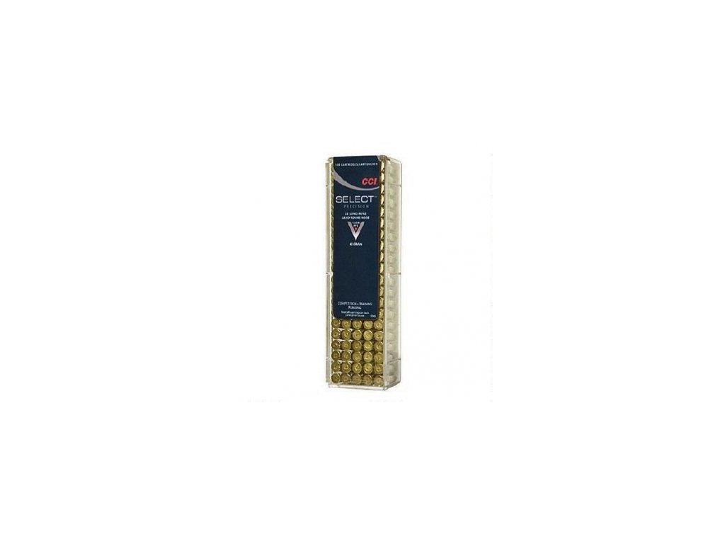 Náboj kulový CCI, Competition - Green TAG, .22 LR, 40GR (2,6g), LRN