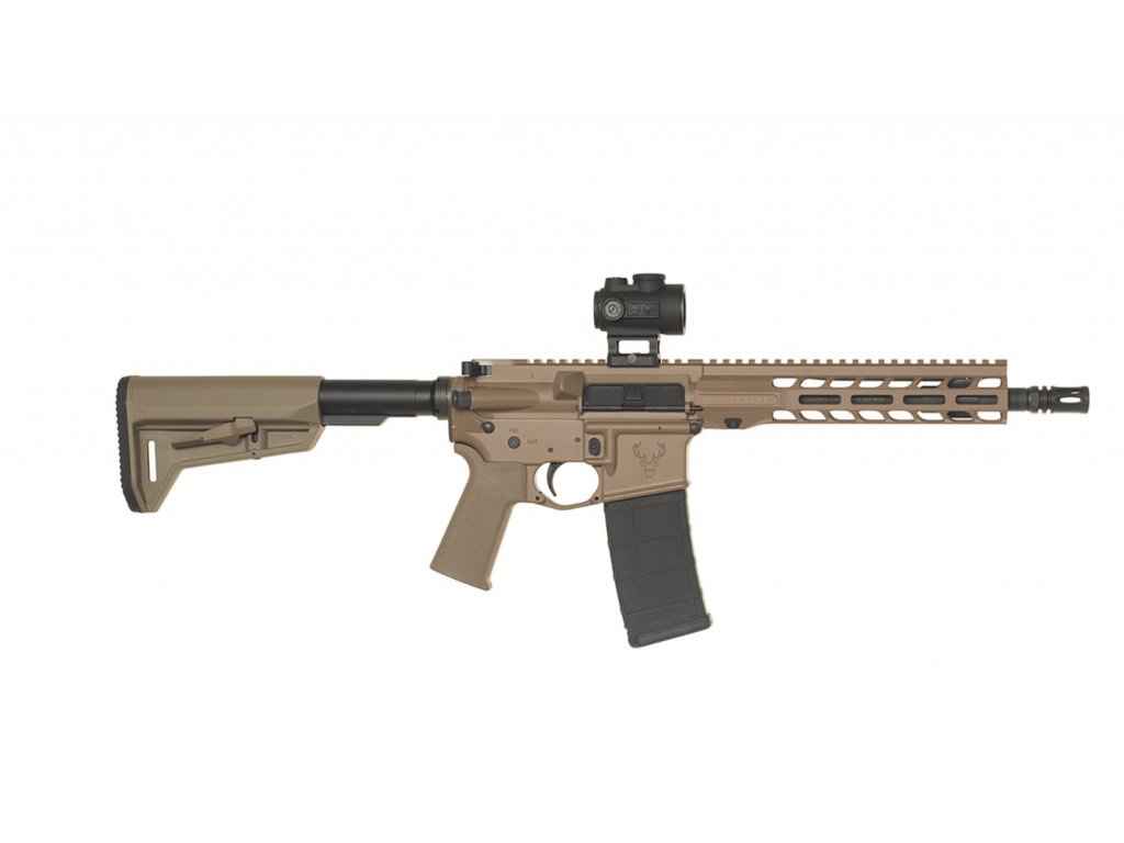 Puška sam. Stag Arms, Mod: STAG 15 Tactical SBR, Ráže: .223 Rem/5,56mm, hl.: 7,5" FDE