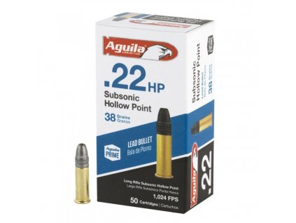 4033 naboj kulovy aguila subsonic hp 22 lr 38gr 2 5g hp lead