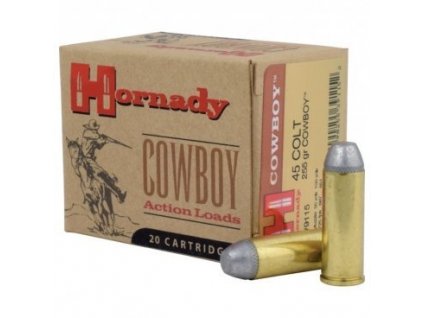Náboj kulový Hornady, Cowboy, .45 Colt, 255GR, Cowboy