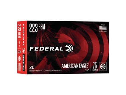 Náboj kulový Federal, American Eagle, .223 Rem., 75GR, TMJ