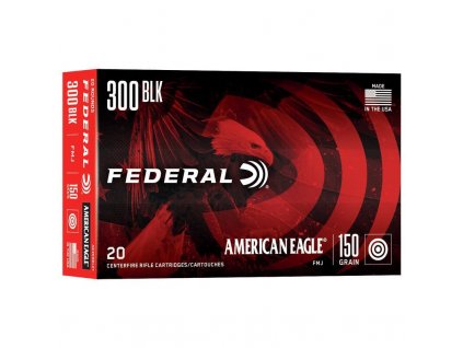 Náboj kulový Federal, American Eagle, .300 AAC Blackout, 150GR, FMJ BT