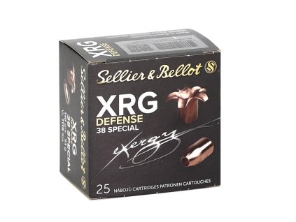 110 Grain Hollow Point Sellier Bellot XRG Defense 38 Special Ammo 112975 31010