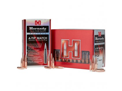 Střela Hornady, A-TiP Match, 6,5mm, .264", 135GR, minimální stoupání 1:8,5"