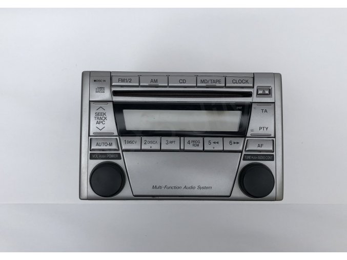 44 2 original autoradio 2din nbfl stribrne