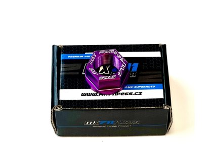 Rear Axle Nut 22 mm Purple Anodized for KTM, Husqvarna, GasGas – Compatible with TC, FC, FS, FX, SX, SX-F, SMR, XC (2023–2025) and EXC, FE, TE, EC (2024–2025)