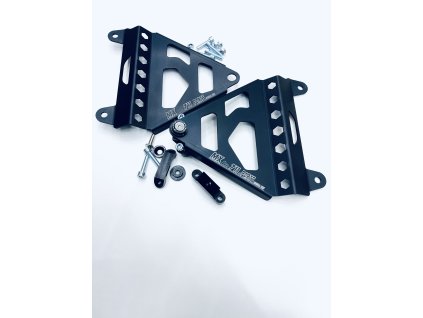 Výztuhy chladičů černé MX711parts  Honda CRF450R 21-24 CRF250R 22-24