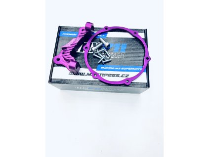 Radial Brake Adapter Purple – 4-Piston Caliper (100 mm) – 320 mm Disc – KTM / Husqvarna / GASGAS