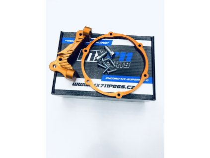 Radiální adaptér brzdy oranžový – 4-pístkový třmen (100 mm) – 320 mm kotouč – KTM / Husqvarna / GASGAS